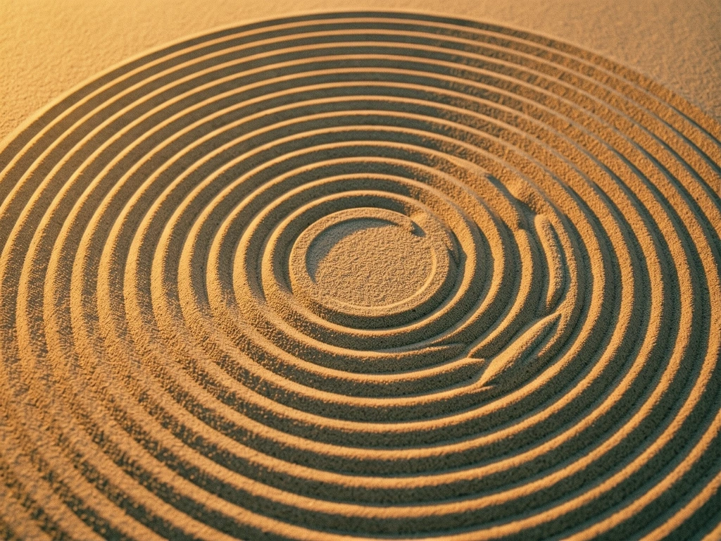 Textura de calma y orden sensorial