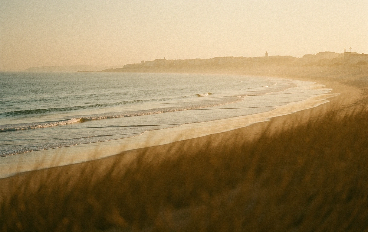 Costa de San Sebastián al amanecer